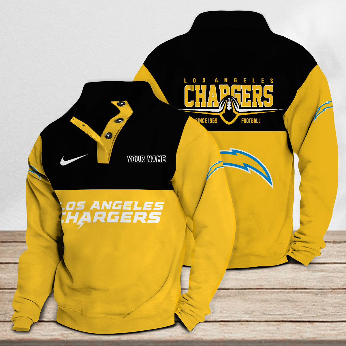 Los Angeles Chargers Casual Stand Collar Sweatshirt Premium New Edition AZTGSCSW000219