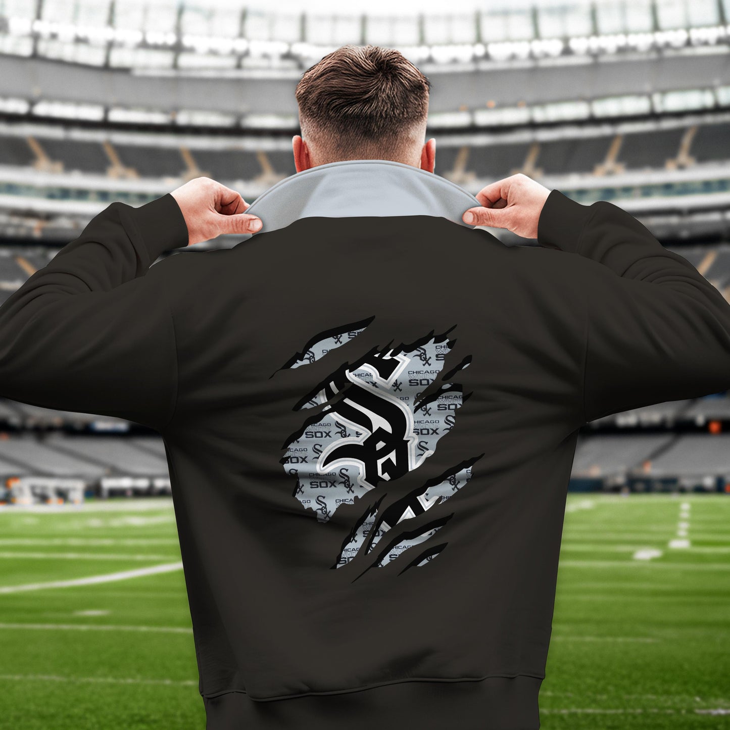 Chicago White Sox New Collection Casual Stand Collar Sweatshirt MLB AZTGSCSW000326