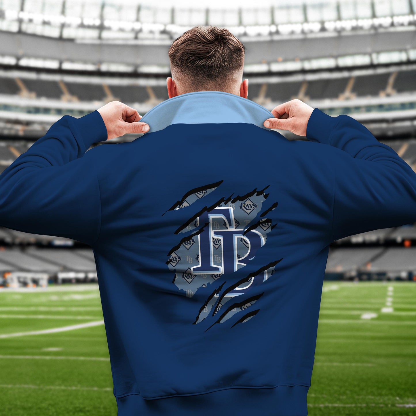 Tampa Bay Rays New Collection Casual Stand Collar Sweatshirt MLB AZTGSCSW000347