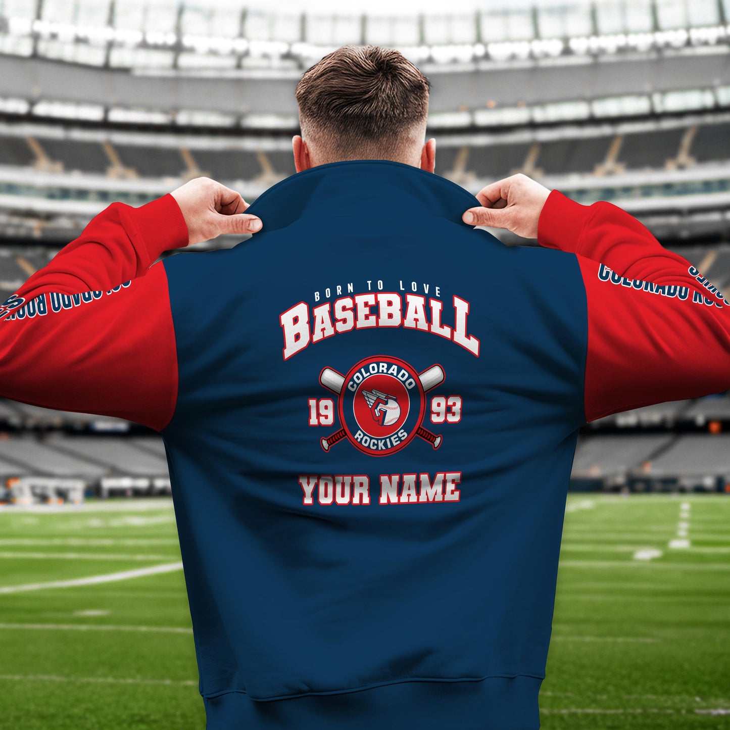 Colorado Rockies New Collection Casual Stand Collar Sweatshirt MLB AZTGSCSW000359