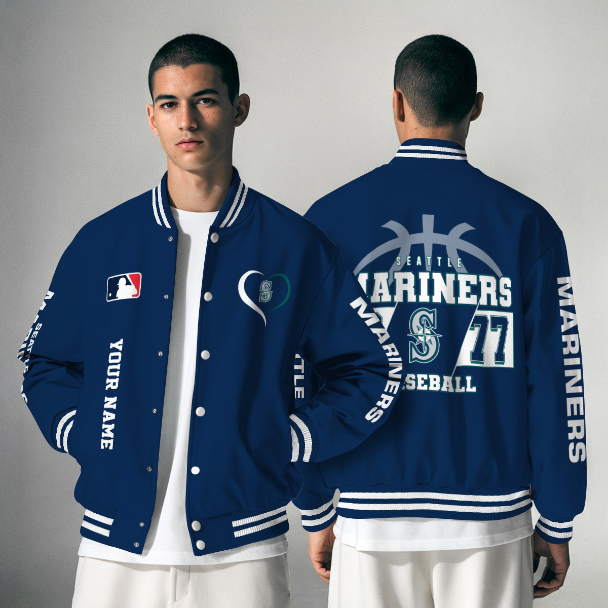 Seattle Mariners Premium New Varsity Jacket MLB AZTGVJK0000280