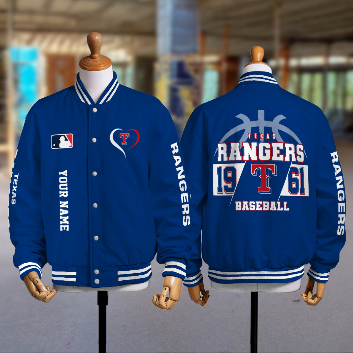 Texas Rangers Premium New Varsity Jacket MLB AZTGVJK0000283