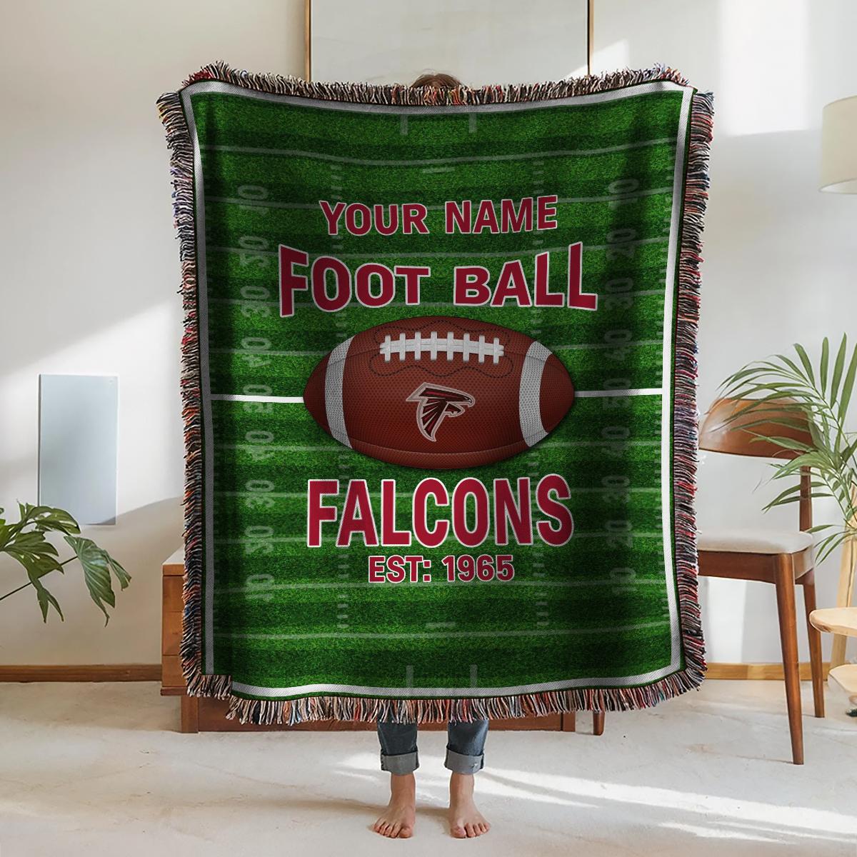 Atlanta Falcons Premium New Woven Throw Blanket AZTGWVB000130
