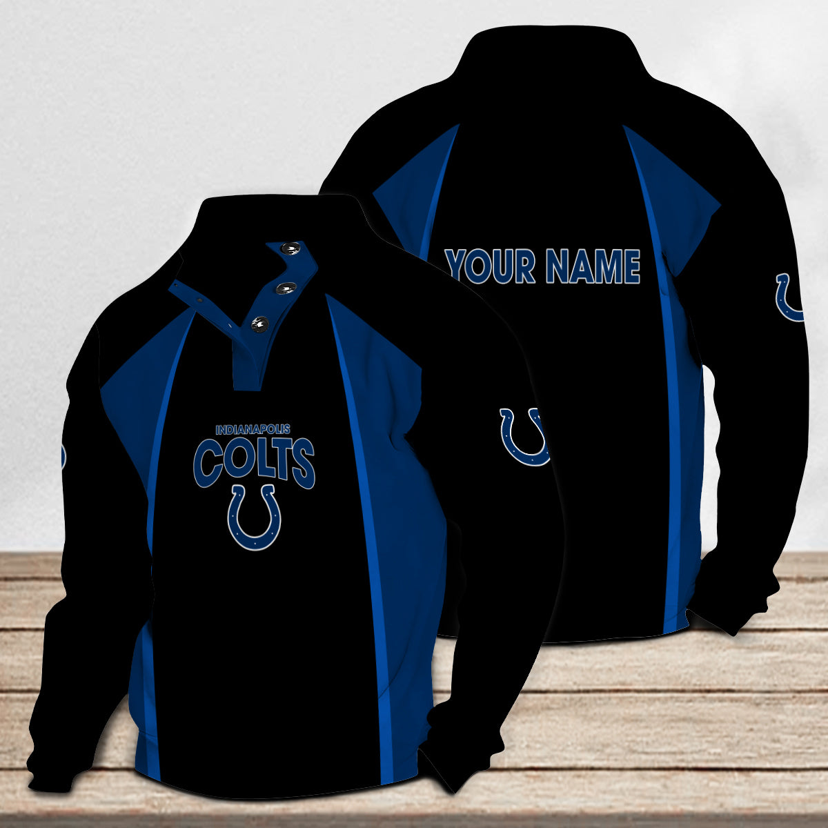 Indianapolis Colts Casual Colorful Stand Collar Sweatshirt Limited Edition AZTNSCSW000055