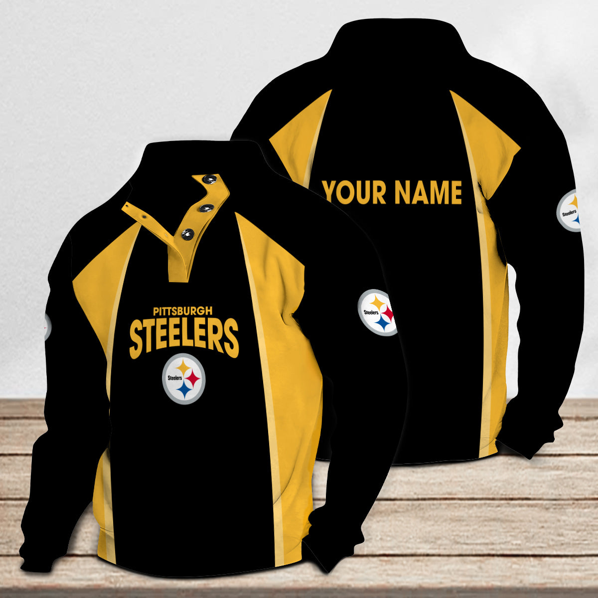 Pittsburgh Steelers Casual Colorful Stand Collar Sweatshirt Limited Edition AZTNSCSW000063