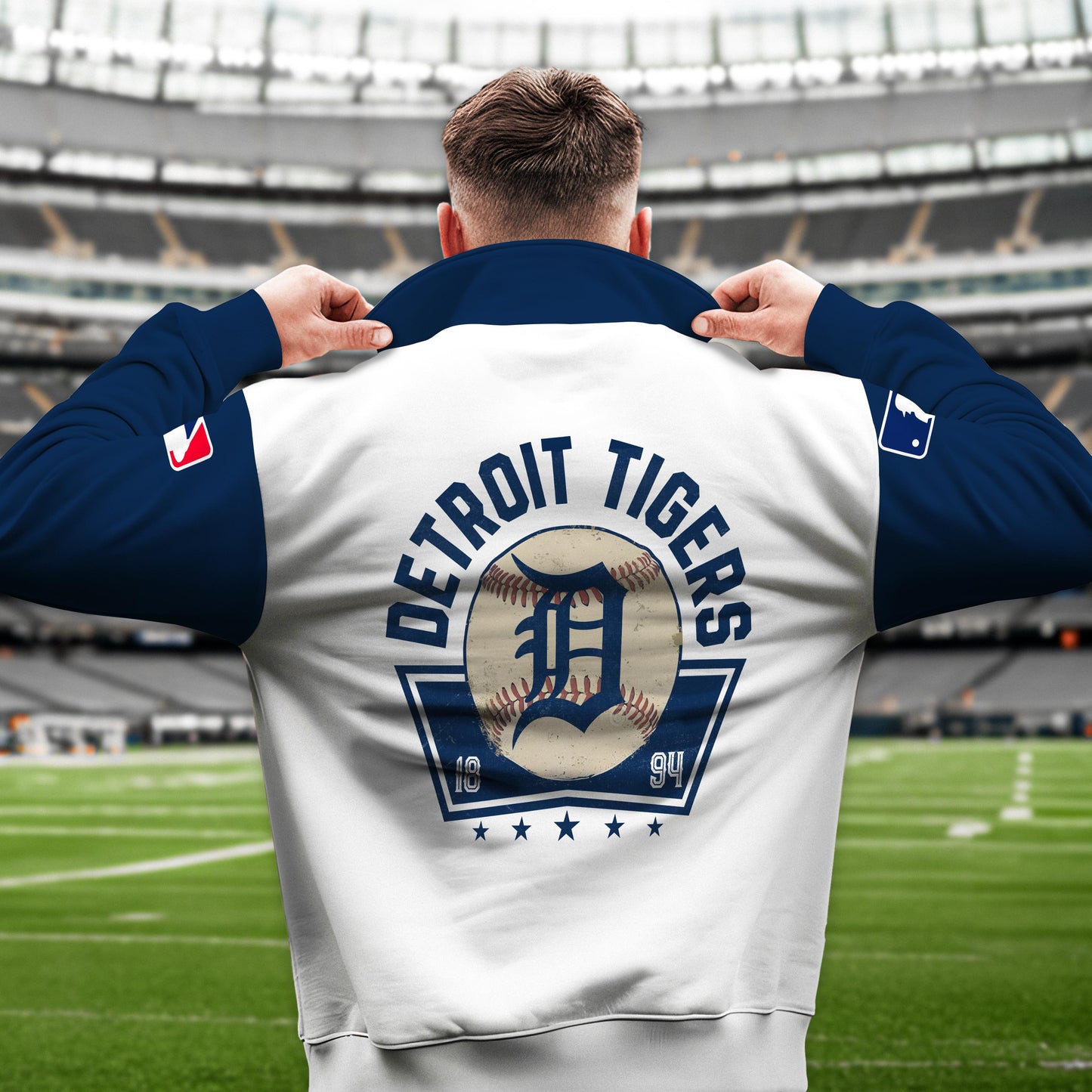 Detroit Tigers New Collection Casual Stand Collar Sweatshirt MLB AZTNSCSW000420