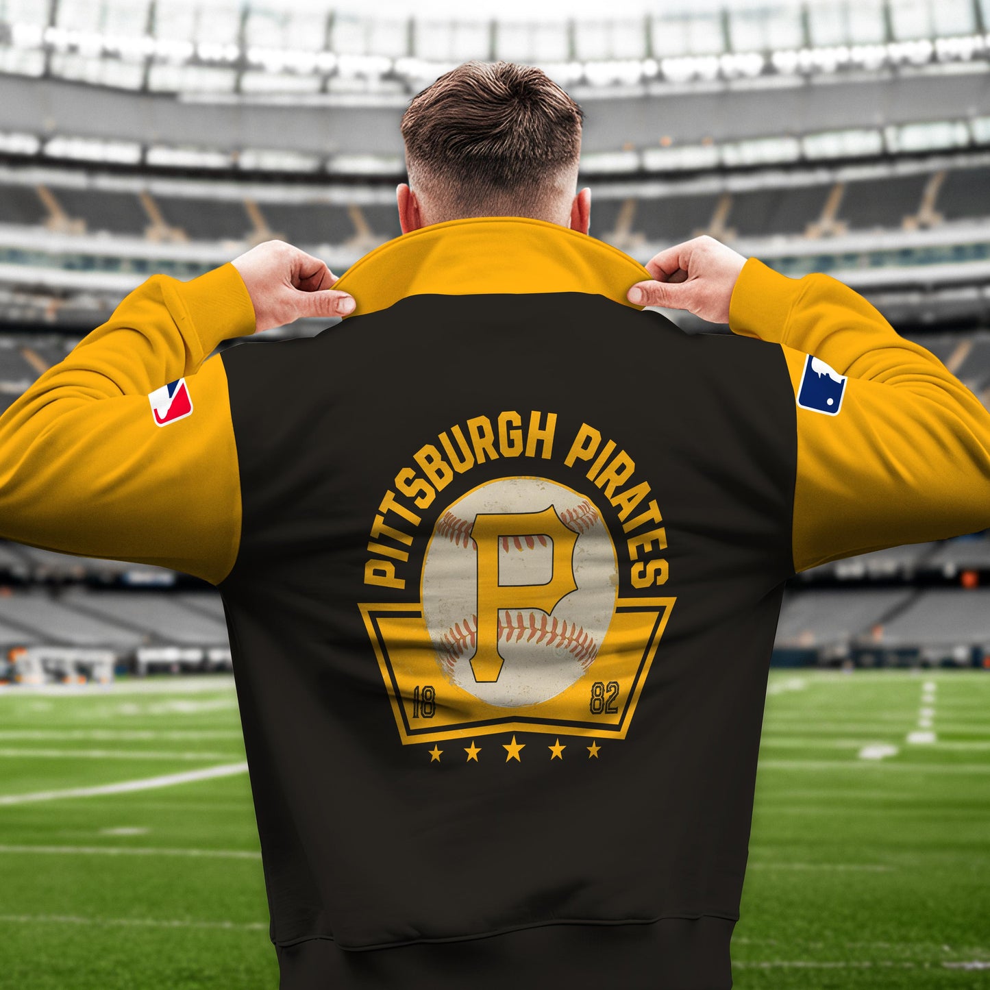 Pittsburgh Pirates New Collection Casual Stand Collar Sweatshirt MLB AZTNSCSW000432