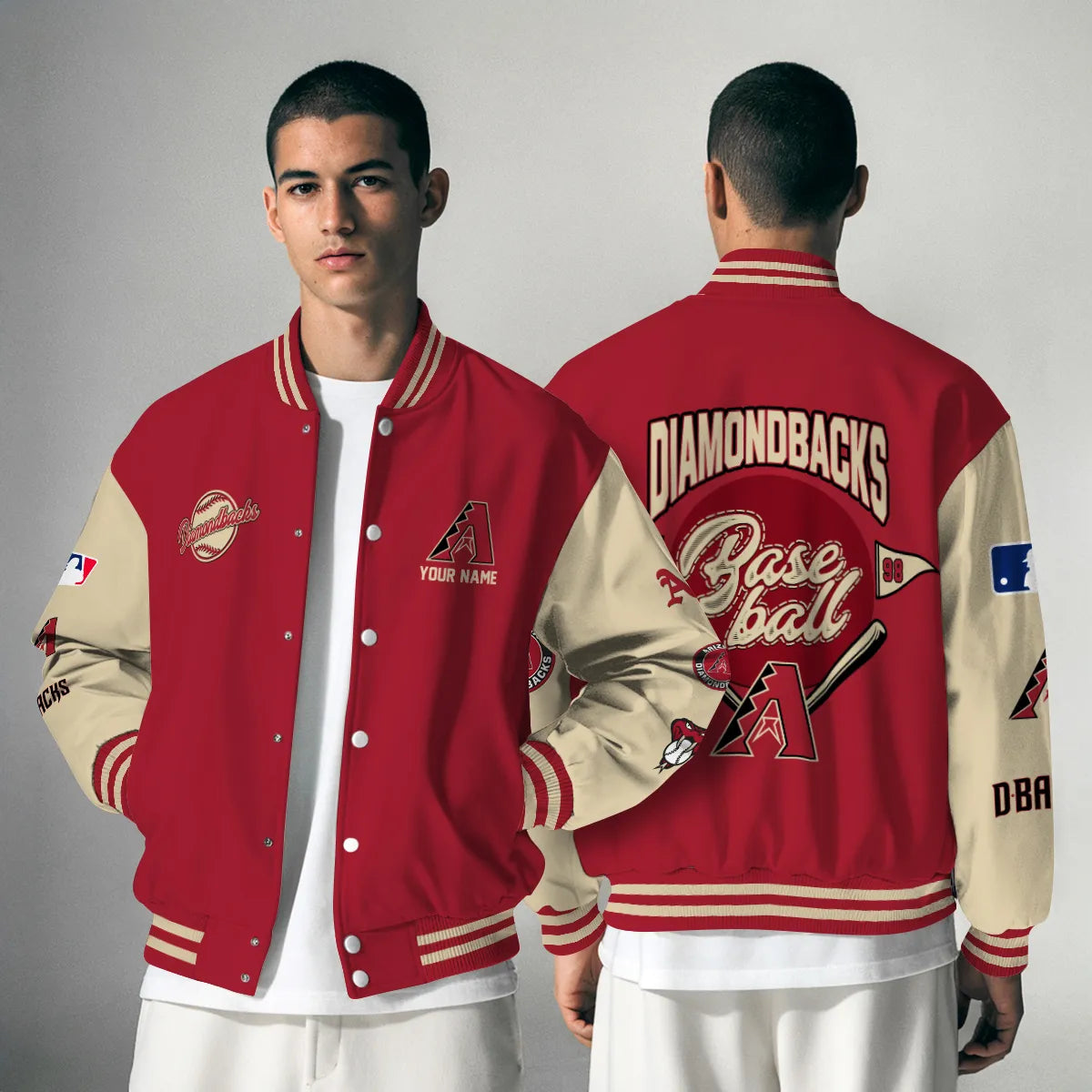 Arizona Diamondbacks Premium New Varsity Jacket MLB AZTNVJK0000316