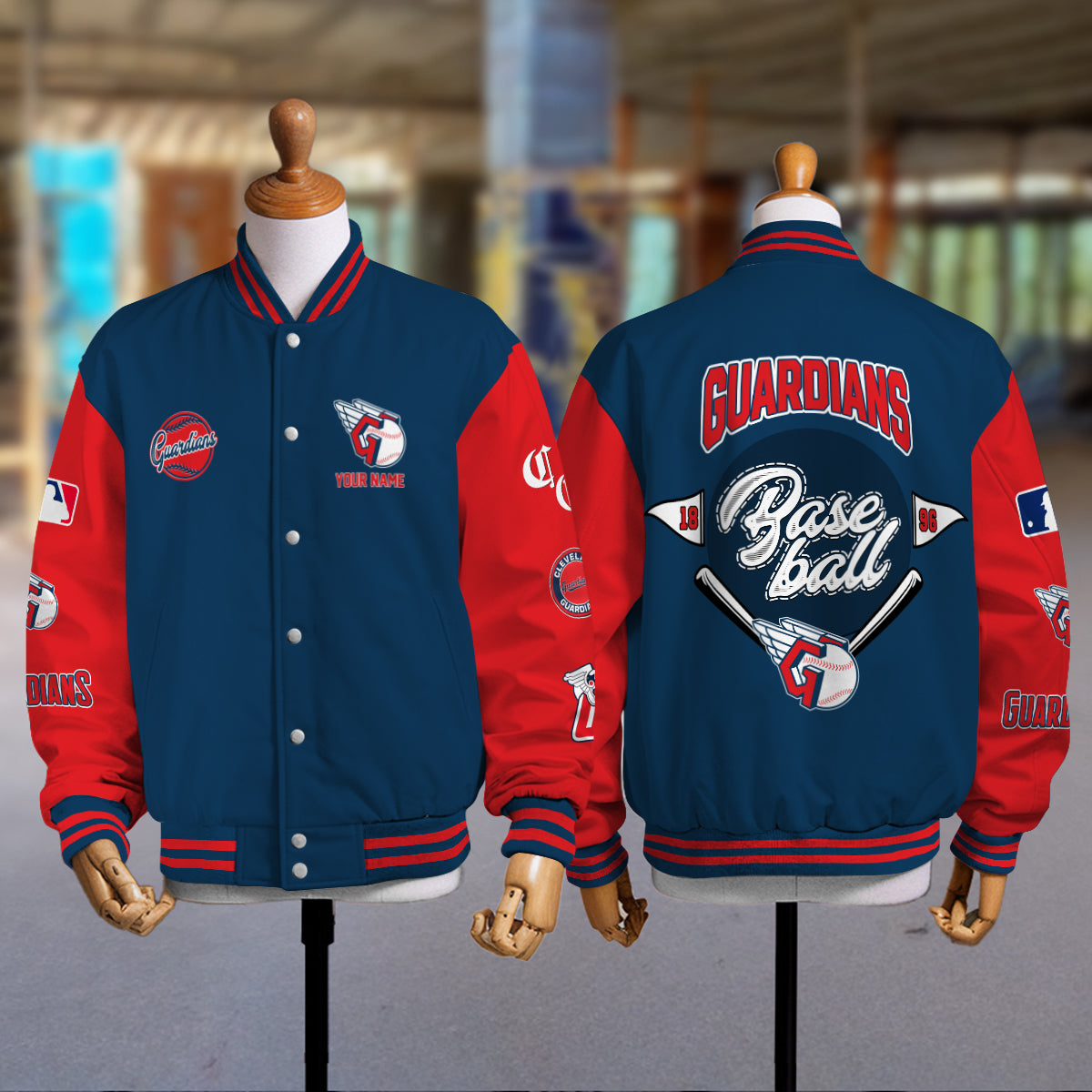 Cleveland Guardians Premium New Varsity Jacket MLB AZTNVJK0000323