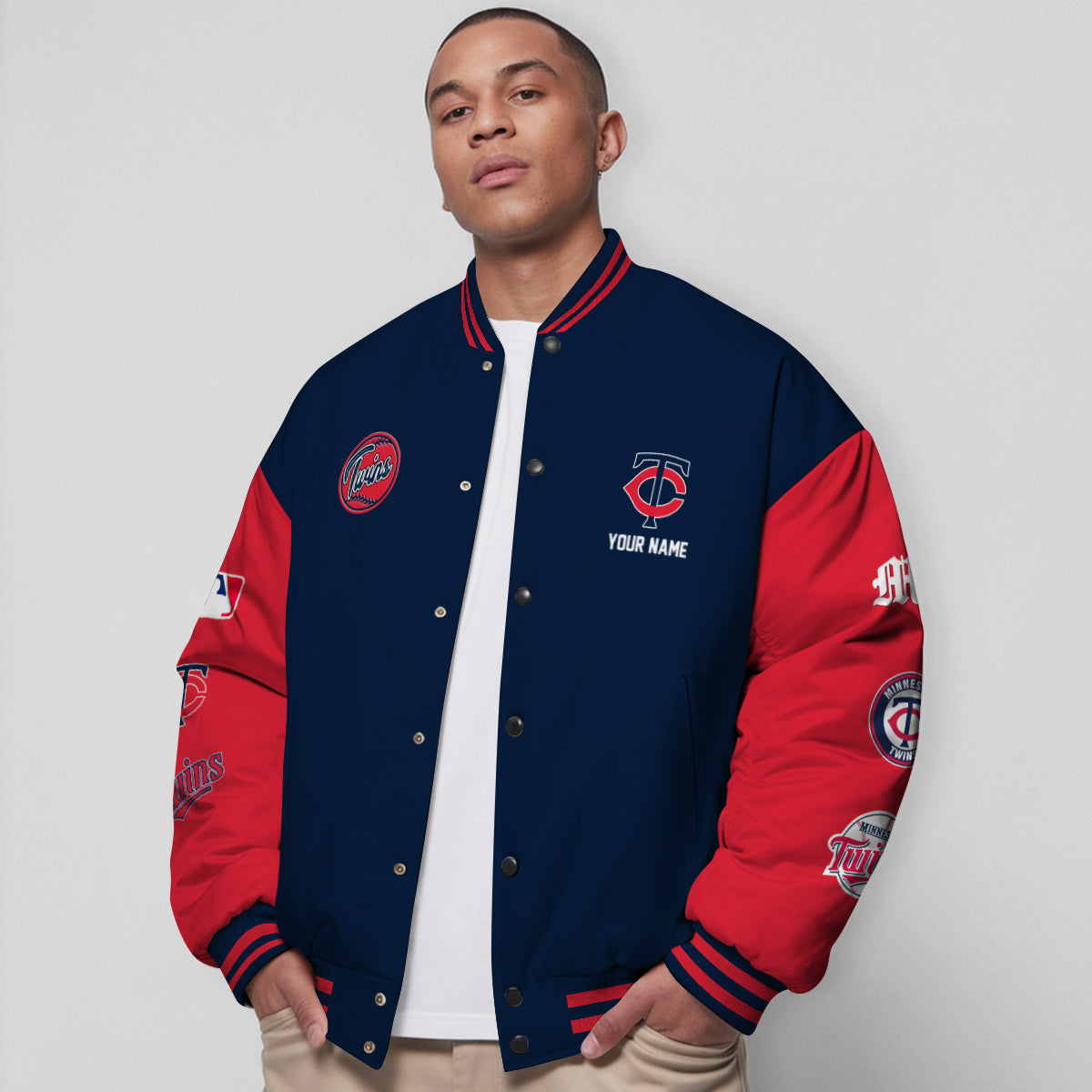 Minnesota Twins Premium New Varsity Jacket MLB AZTNVJK0000332
