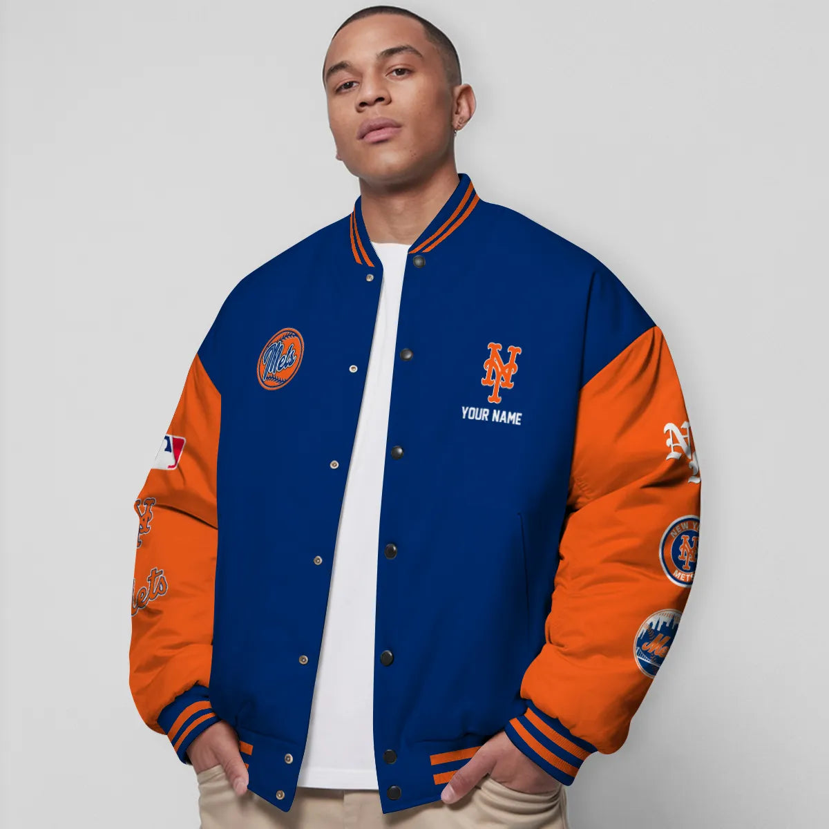 New York Mets Premium New Varsity Jacket MLB AZTNVJK0000333