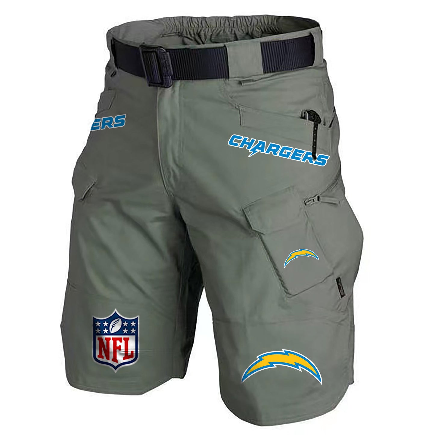 Los Angeles Chargers Limited Edition Front Pockets Men Shorts (Belt Not Included) AZBTFPMS000187