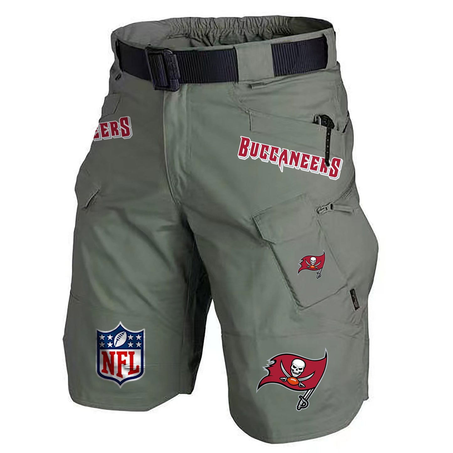 Tampa Bay Buccaneers Limited Edition Front Pockets Men Shorts (Belt Not Included) AZBTFPMS000190