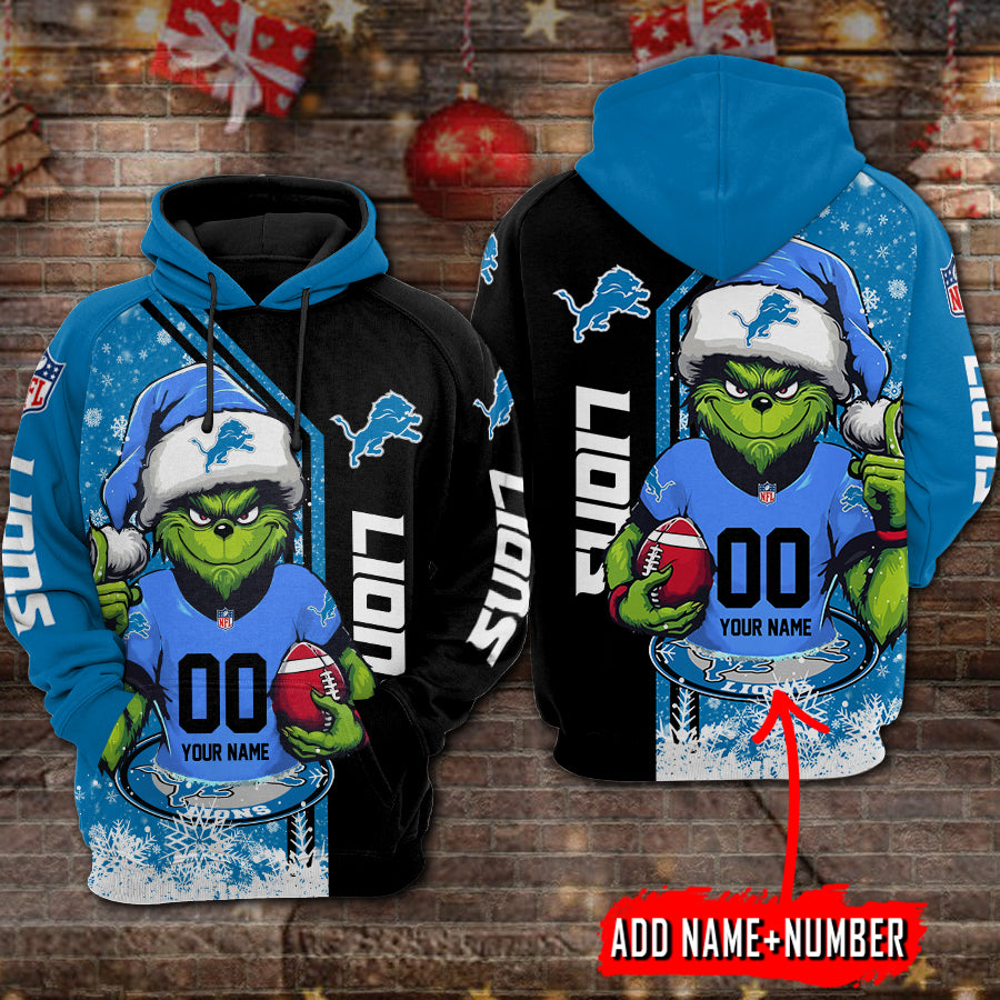 Detroit Lions Personalized Christmas Hoodie BBHD843