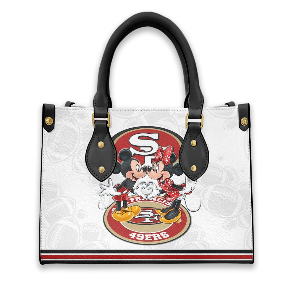San Francisco 49ers Personalized Leather Hand Bag BB266