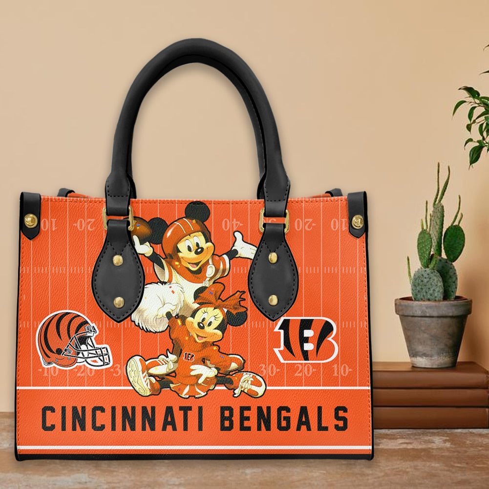 Cincinnati Bengals Leather Hand Bag BB269