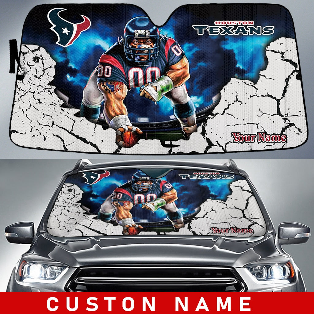 Houston Texans Personalized Auto Sun Shade BG221