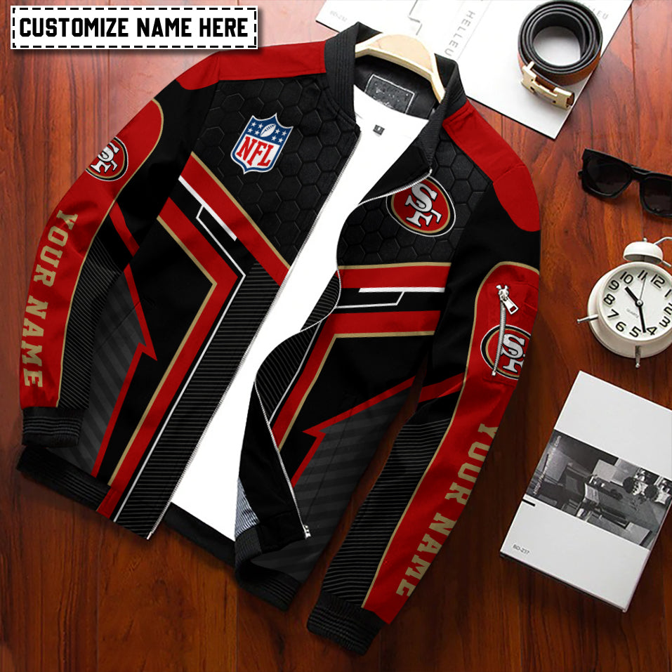 San Francisco 49ers Personalized Bomber Jacket BGBBJ1000