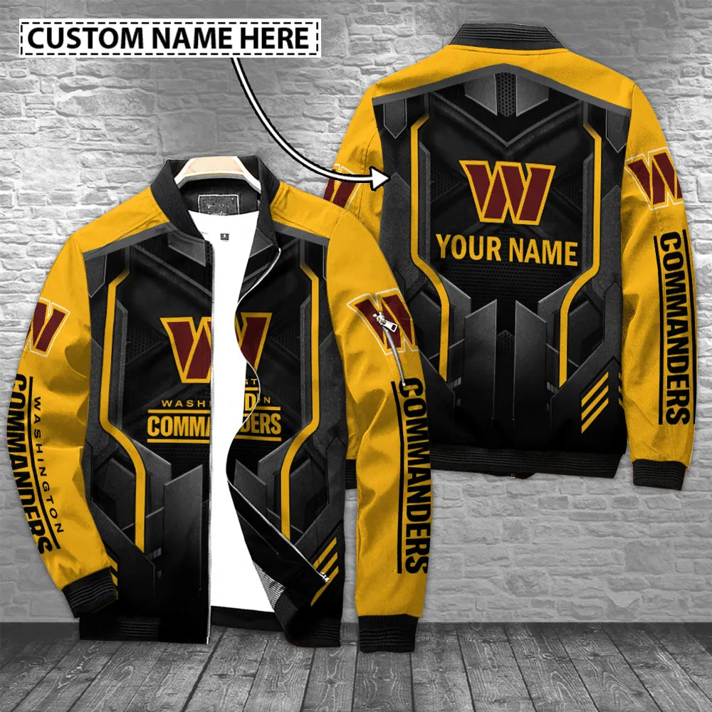 Washington Commanders Personalized Bomber Jacket AZCBJ017