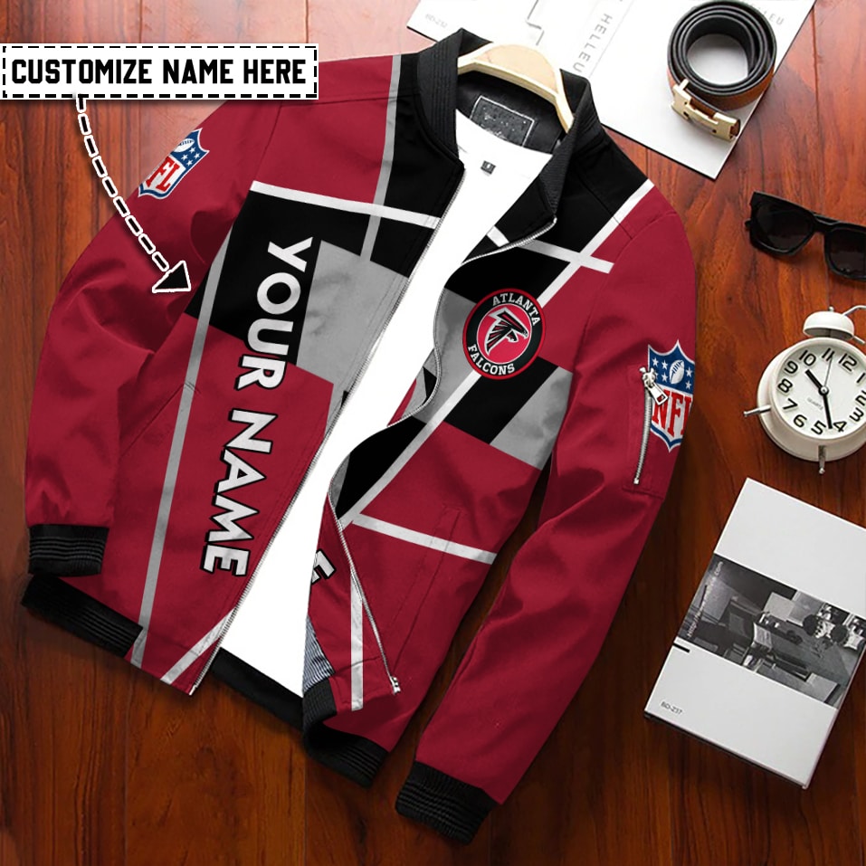 Atlanta Falcons Personalized Bomber Jacket BG866
