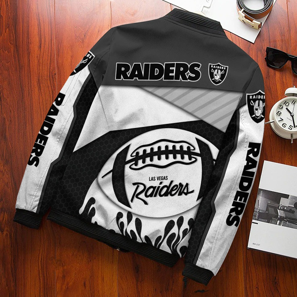 Las Vegas Raiders Personalized Bomber Jacket BG871