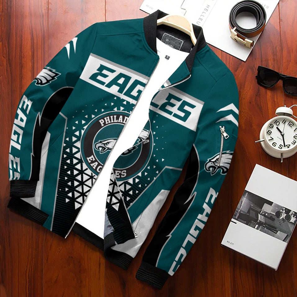 Philadelphia Eagles Personalized Bomber Jacket BG903