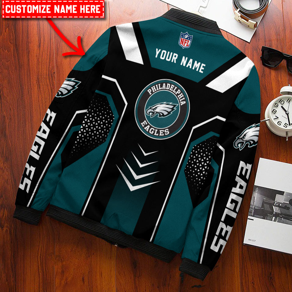 Philadelphia Eagles Personalized Bomber Jacket BG907