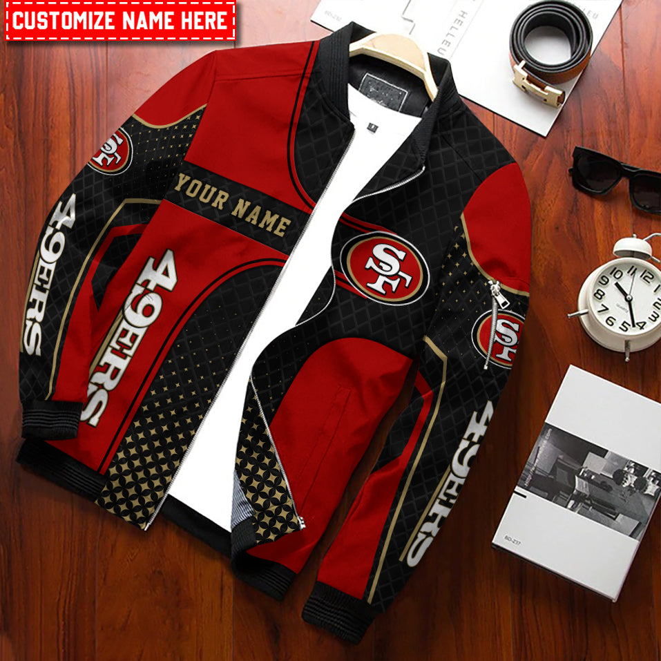 San Francisco 49ers Personalized Bomber Jacket BG915