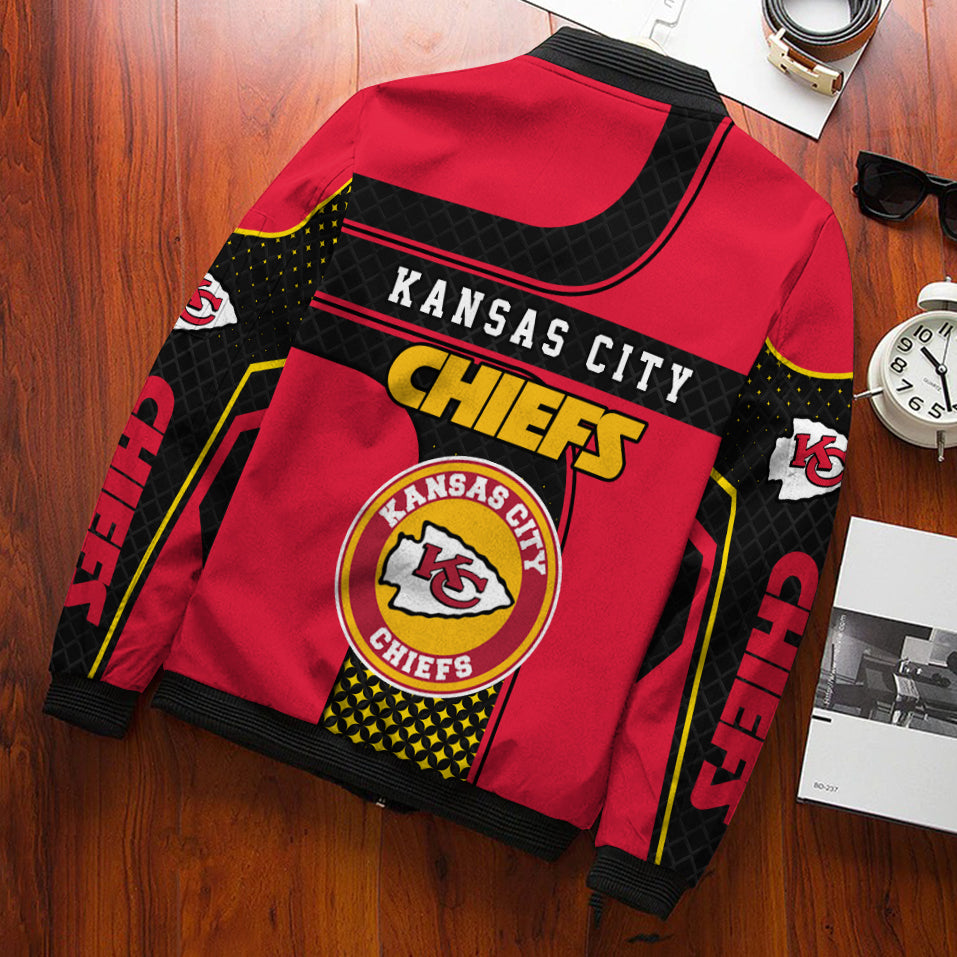 Kansas City Chiefs Personalized Bomber Jacket BG916