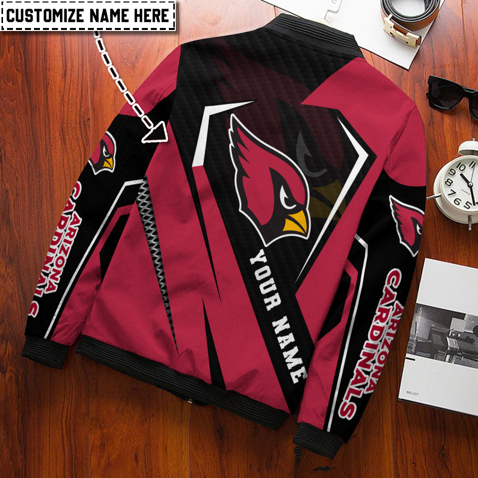 Arizona Cardinals Personalized Bomber Jacket BG918