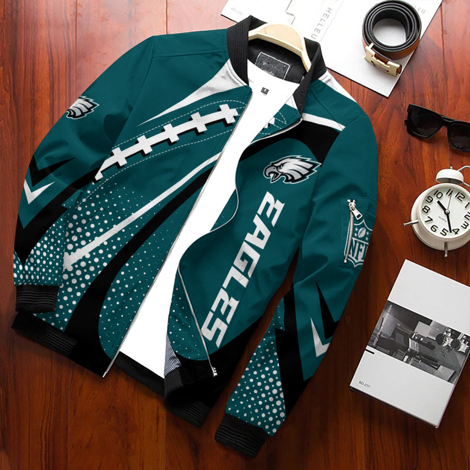 Philadelphia Eagles Personalized Bomber Jacket BG931