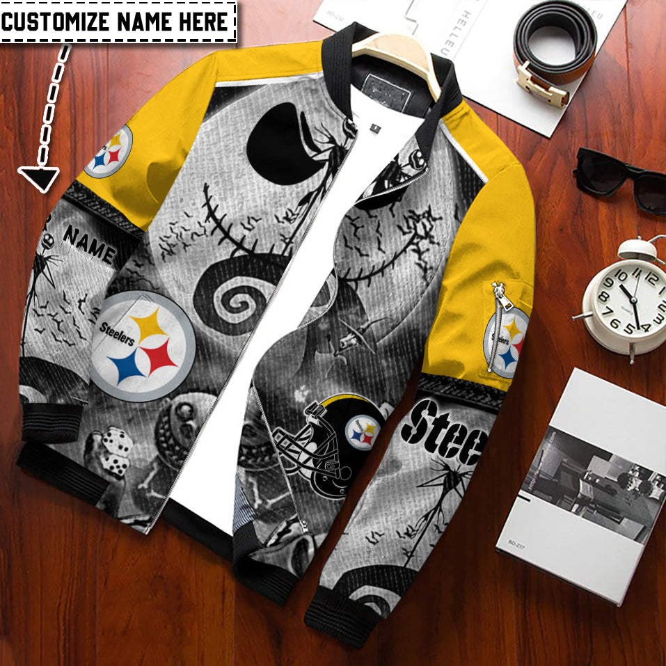 Pittsburgh Steelers Personalized Bomber Jacket BGBBJ950