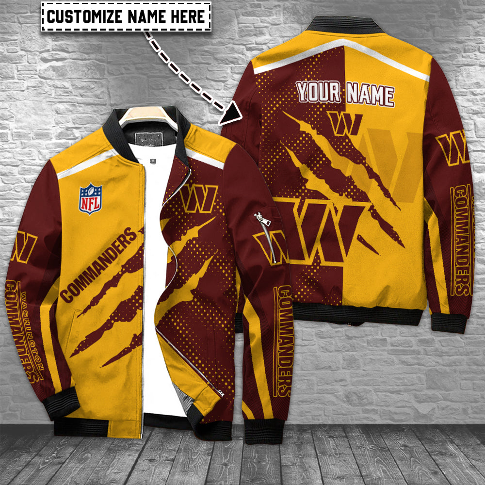 Washington Commanders Personalized Bomber Jacket BGBBJ951