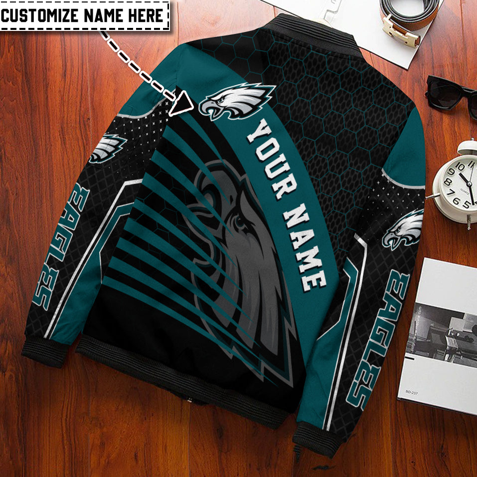 Philadelphia Eagles Personalized Bomber Jacket BGBBJ957
