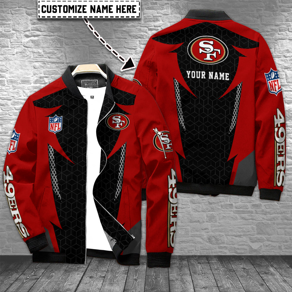 San Francisco 49ers Personalized Bomber Jacket BGBBJ997