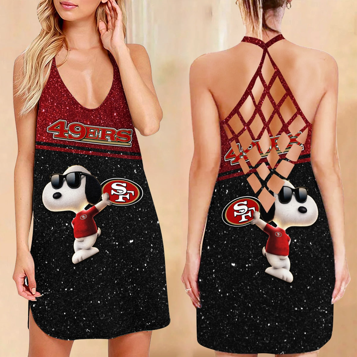 San Francisco 49ers Criss-Cross Dress 20