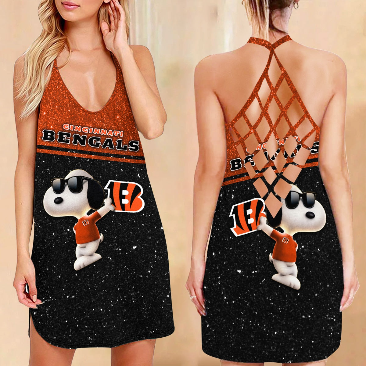 Cincinnati Bengals Criss-Cross Dress 21