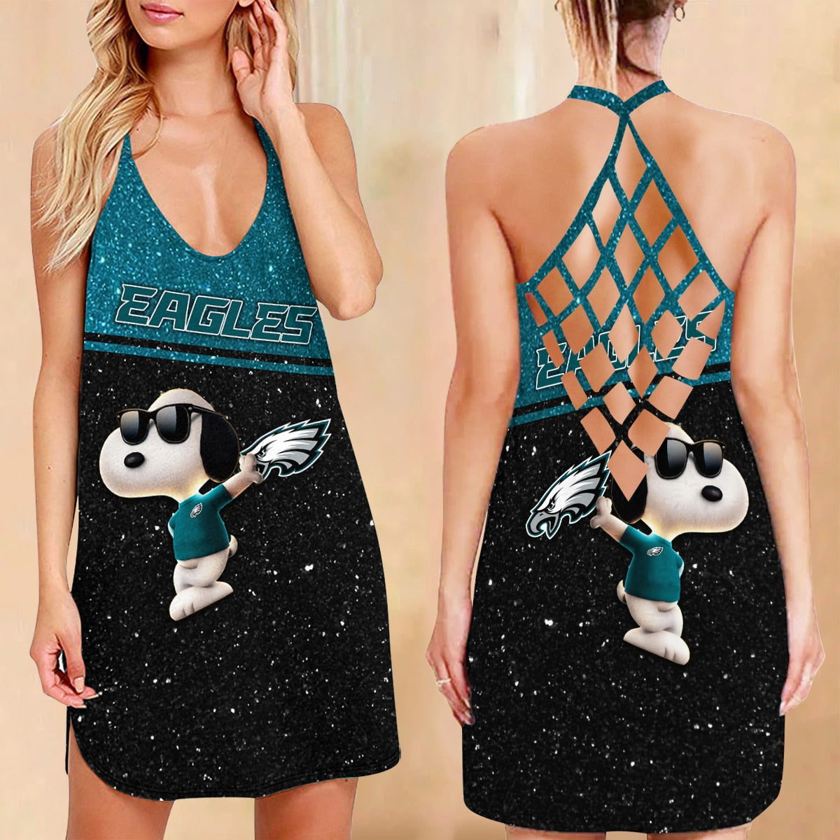 Philadelphia Eagles Criss-Cross Dress 23