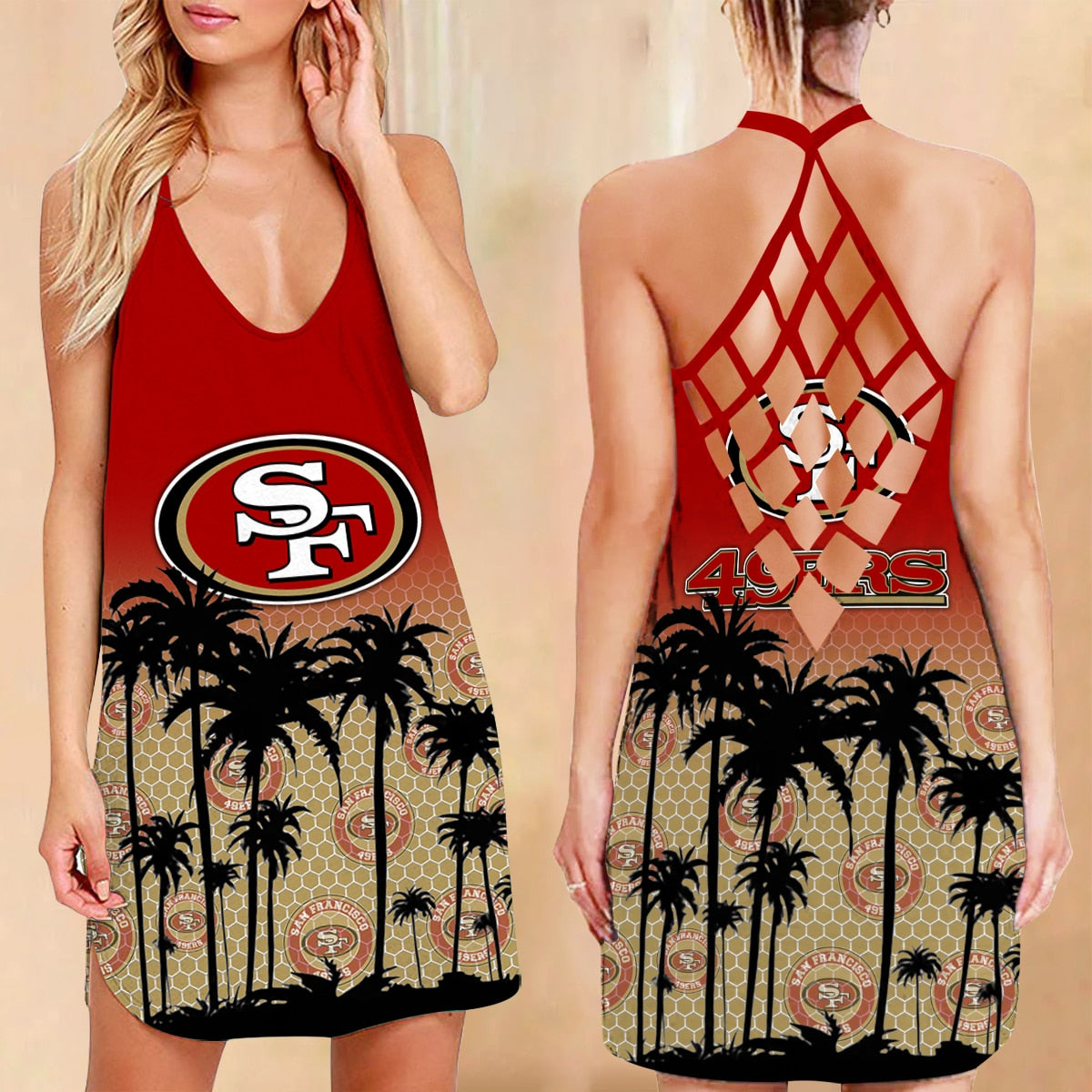 San Francisco 49ers Criss-Cross Dress 39