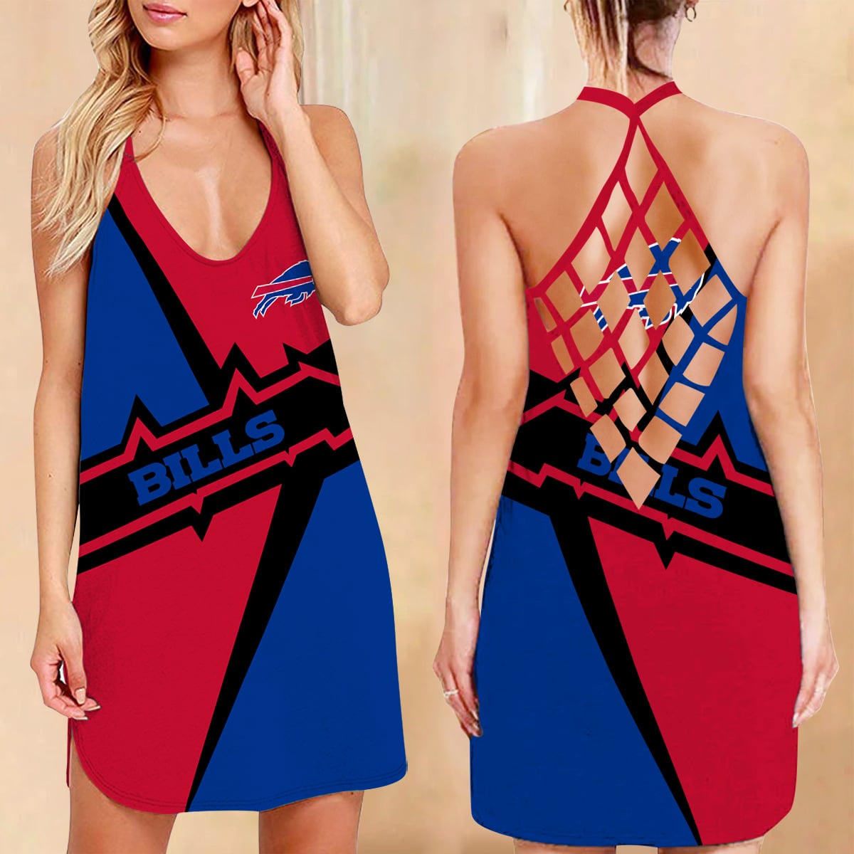 Buffalo Bills Criss-Cross Dress 60