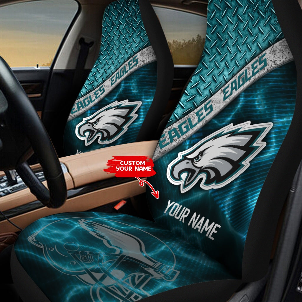 Philadelphia Eagles Personalized Car Seat Covers BG585