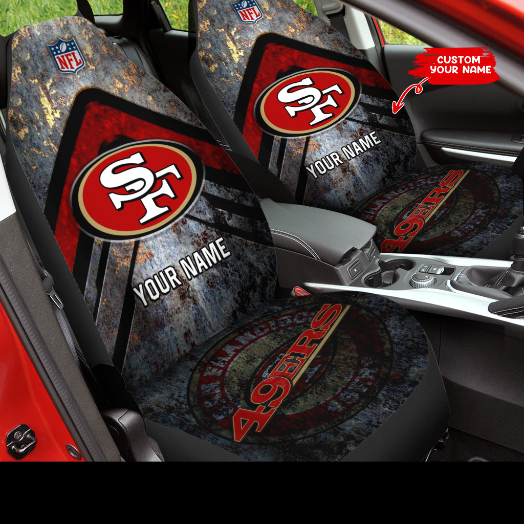 San Francisco 49ers Personalized Car Seat Covers BG595