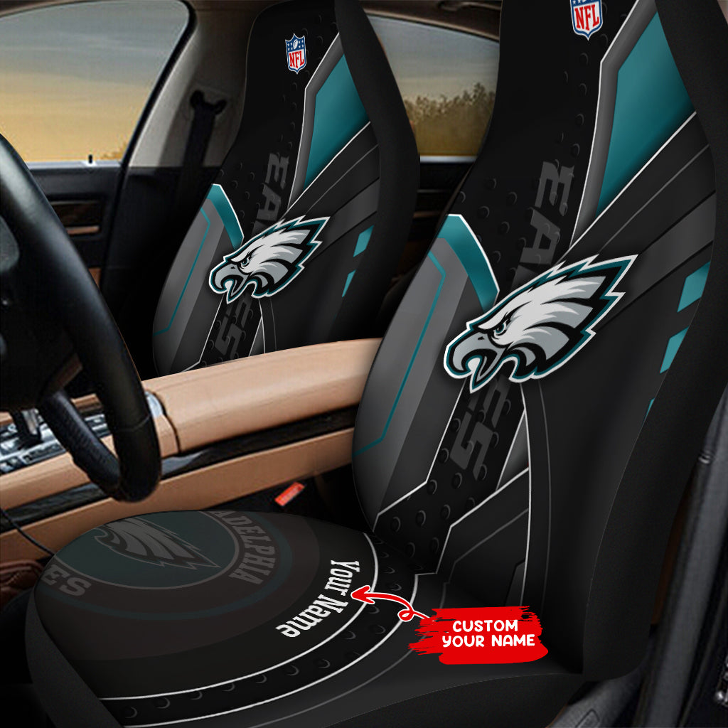 Philadelphia Eagles Personalized Car Seat Covers BGCSC633