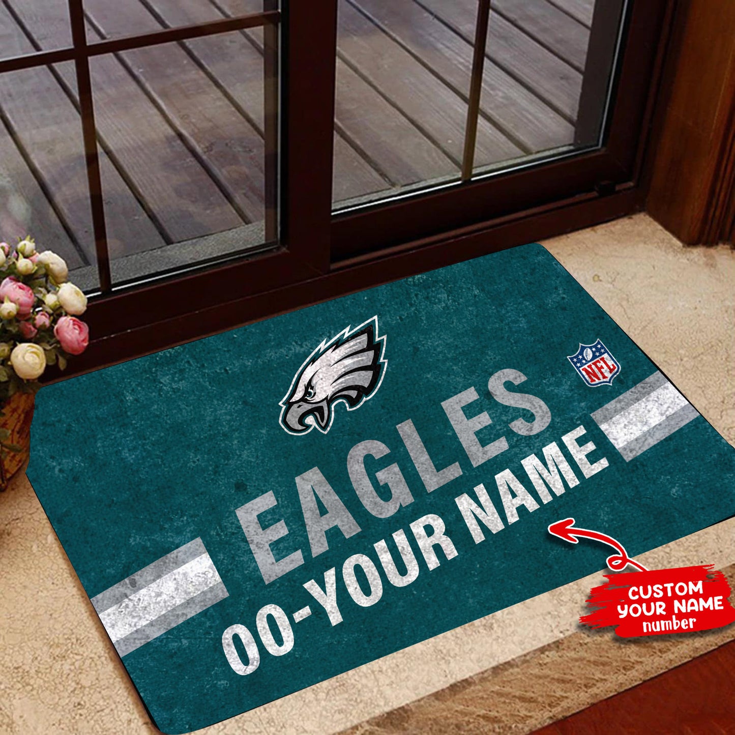 Philadelphia Eagles Personalized Doormat BG440