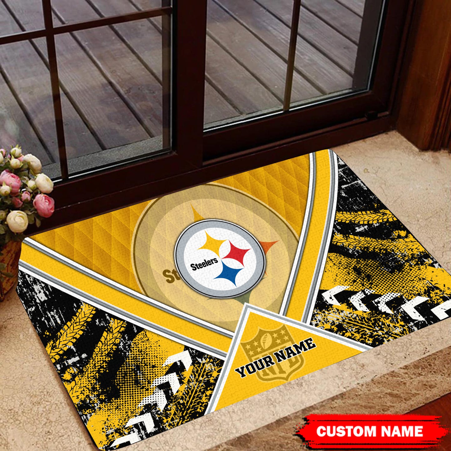 Pittsburgh Steelers Personalized Doormat BG447