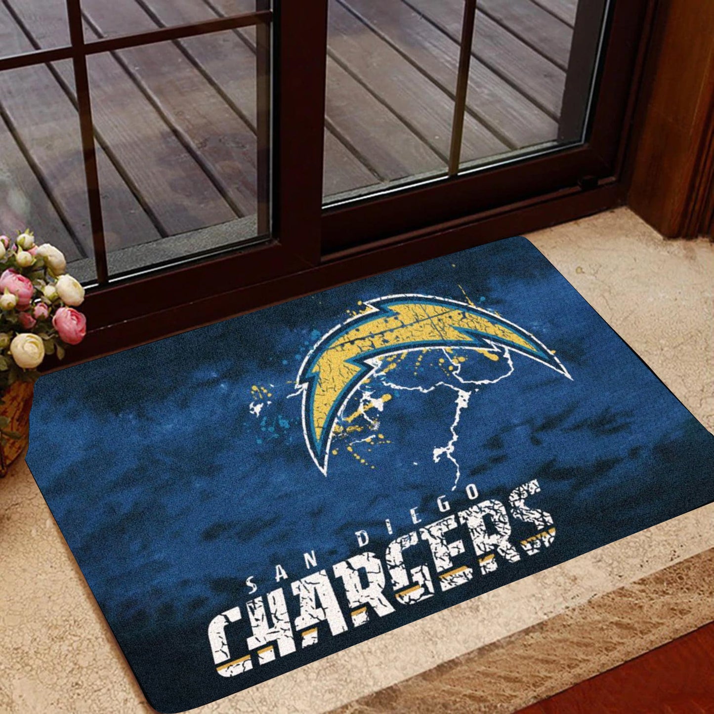 Los Angeles Chargers Doormat BGDMM615