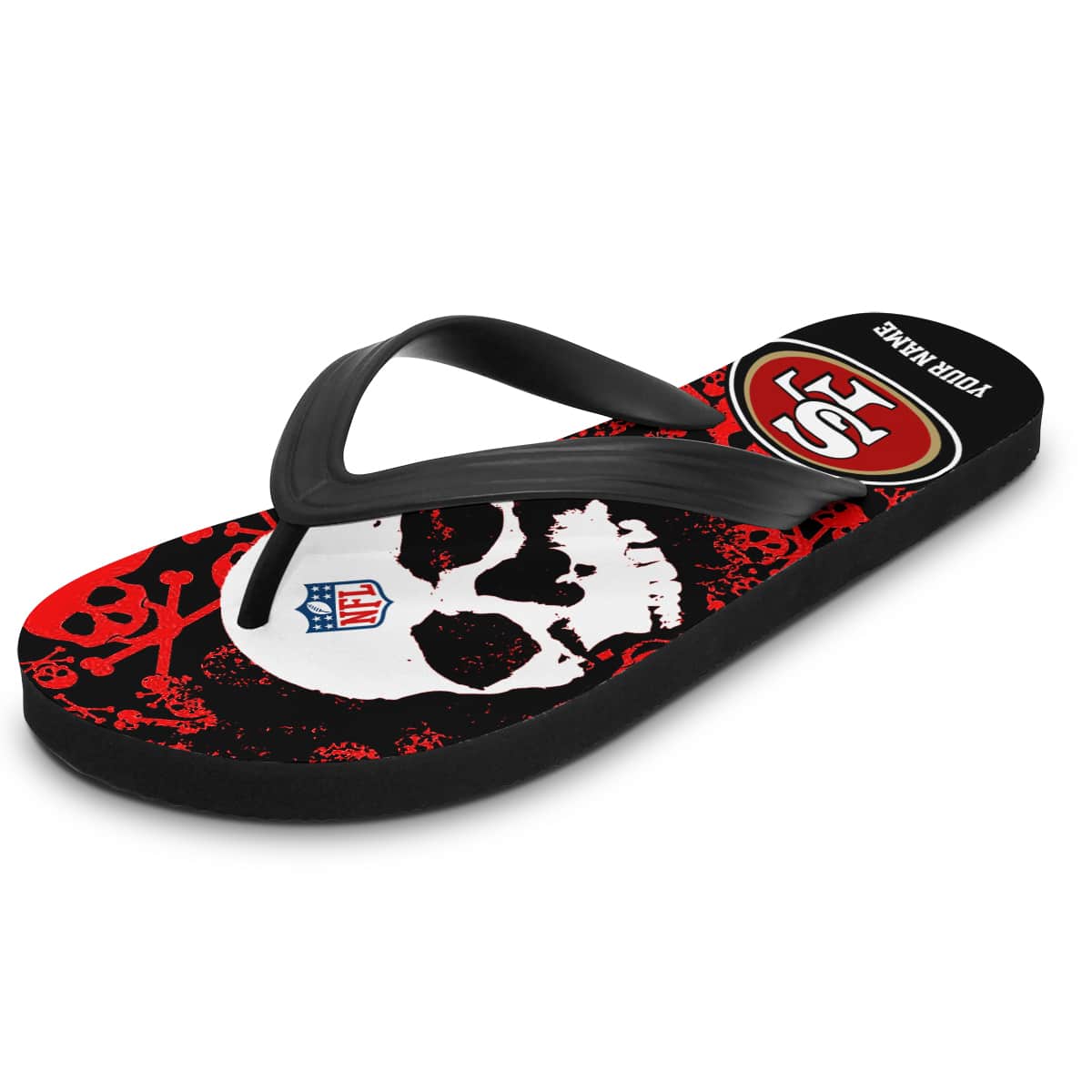 San Francisco 49ers Personalized Summer Flip Flop BG32
