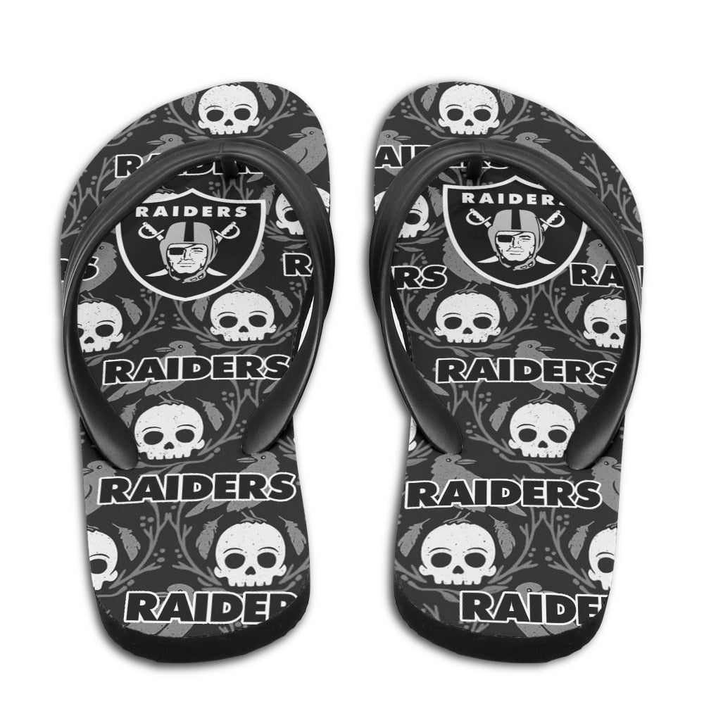 Las Vegas Raiders Summer Flip Flop BG76