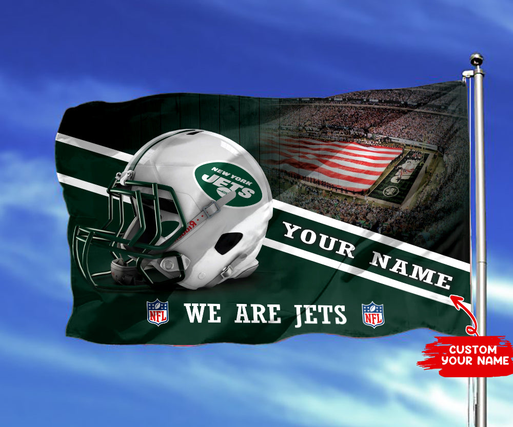 New York Jets Personalized Flag 513