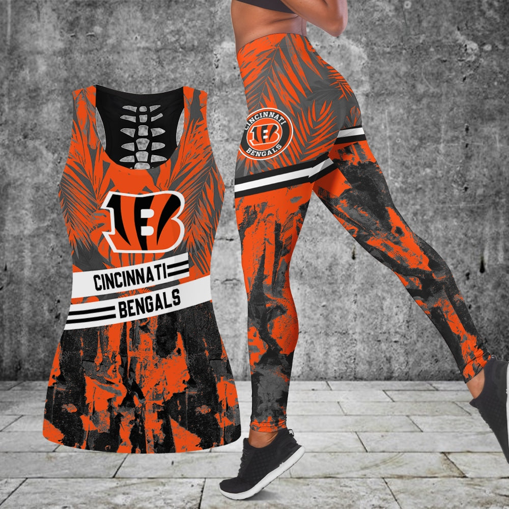 Cincinnati Bengals Leggings And Tank Top BG266
